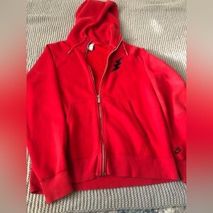 red nike hoodie size L lighting design good quality